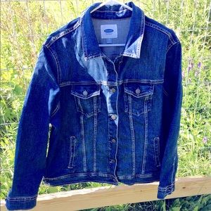 Old Navy XXL Tall Denim Jean Trucker Jacket NWOT